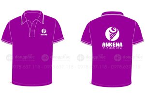 May và in áo phông Quán Thế giới kem Ankena