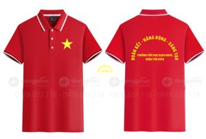 May và in áo phông Trường tiểu học Bạch Đằng Quận Tân Bình