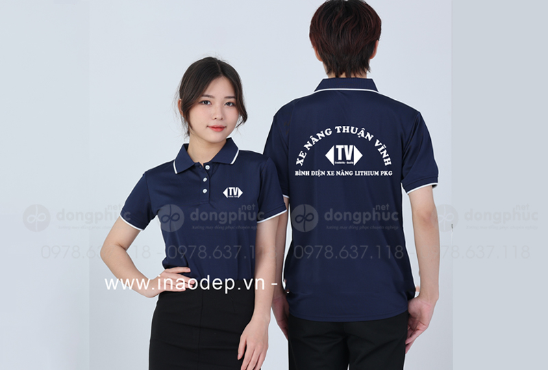 May và in áo phông Xe nâng Thuận Vĩnh