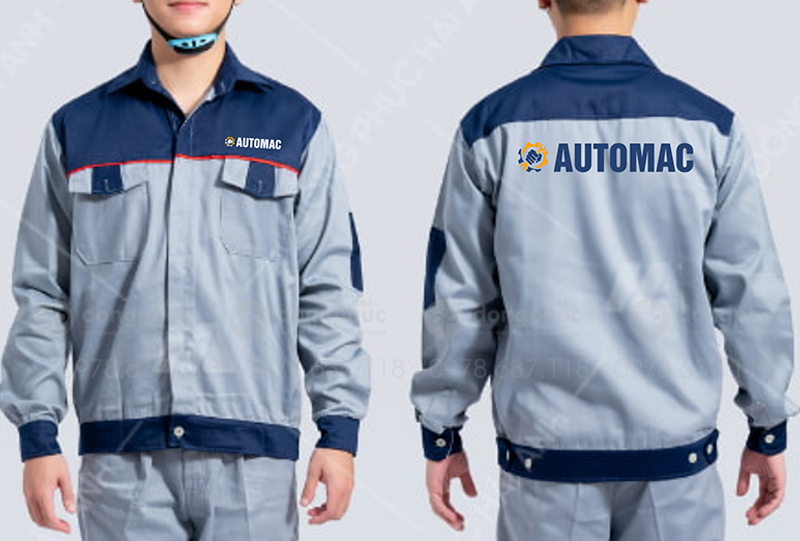 May và in đồng phục bảo hộ Công ty Automac