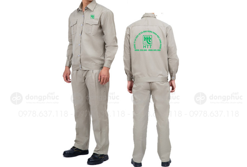May và in đồng phục bảo hộ Công ty CP đầu tư và Ứng dụng khoa học công nghệ HTT