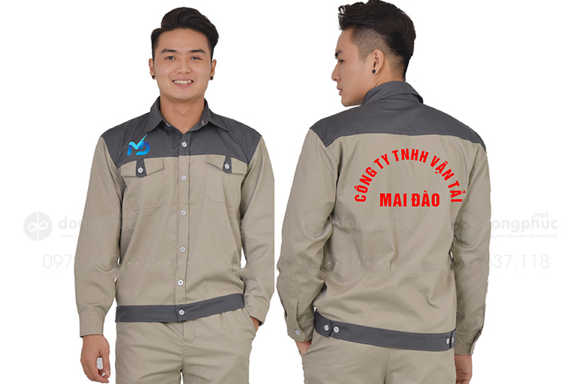 May và in đồng phục bảo hộ Công ty TNHH vận tải Mai Đào