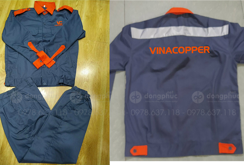 May và in đồng phục bảo hộ Công ty VinaCopper