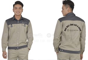 May và in đồng phục bảo hộ Nhà máy ống gió O-Door