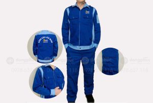 May và in đồng phục bảo hộ Xăng dầu Liên Minh