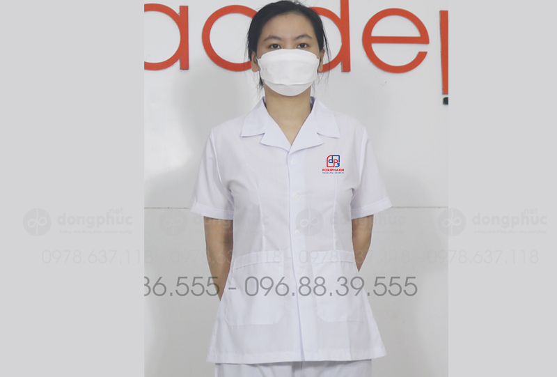 May và in đồng phục y tế Foripharm Dp3