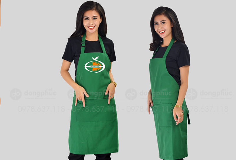 May và in tạp dề Cửa hàng Thu Hiền Fruits