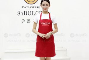 May và in tạp dề đồng phục Vanessa