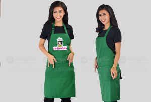 May và in tạp dề Quán Cháo Hồng