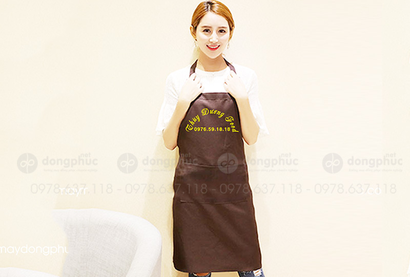 May và in tạp dề Quán Thùy Dương Food