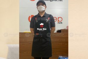 May và in tạp dề Tiệm bánh mì Nam Hải