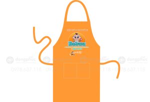 May và in tạp dề Tiệm cháo dinh dưỡng Babuu