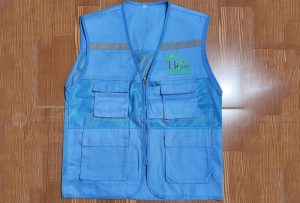 May và in áo gile Công ty Clean House Việt Nam