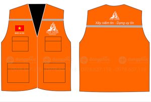 May và in áo gile Công ty kiến trúc Ngọc Thanh