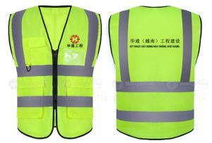 May và in áo gile Kỹ thuật xây dựng Hoa Thông Việt Nam