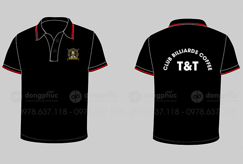 May và in áo phông Club Billards Coffee T&T