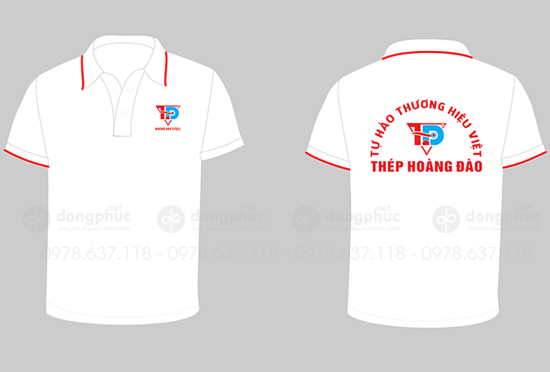 May và in áo phông Công ty Thép Hoàng Đạo