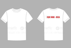 May và in áo phông Cục H08-BCA