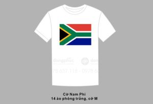 May và in áo phông đồng phục Cờ Nam Phi