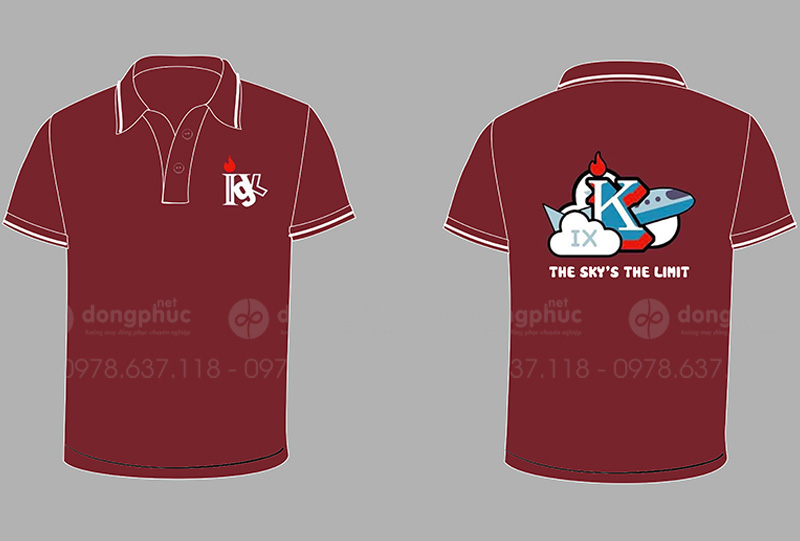 May và in áo phông đồng phục I9K