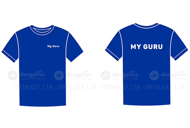 May và in áo phông đồng phục My Guru