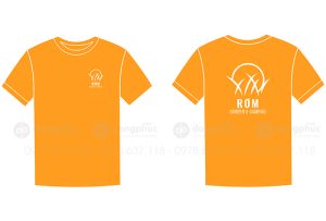 May và in áo phông đồng phục Rơm Gardern & Camping