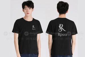 May và in áo phông đồng phục Rosia SR