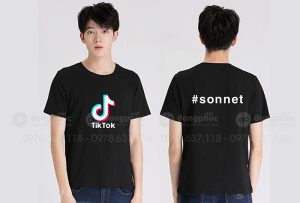 May và in áo phông đồng phục Tiktok Sonnet