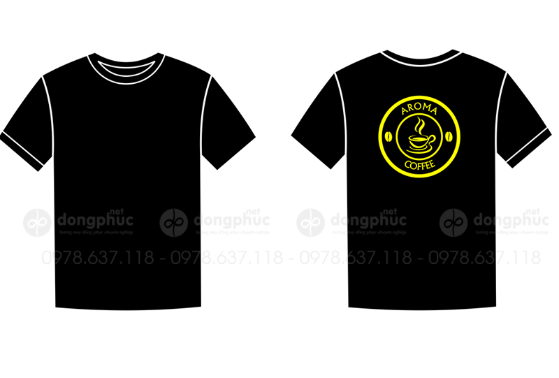 May và in áo phông Quán Coffee Aroma