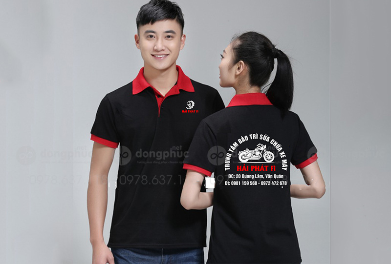 May và in áo phông Trung tâm bảo trì sửa chữa xe máy Hải Phát Fi