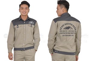 May và in đồng phục bảo hộ Cơ khí Nguyễn Huân