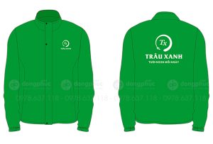 May và in đồng phục dài tay Quán Trâu Xanh