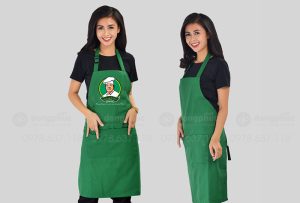 May và in tạp dề Quán Ông Già IKA