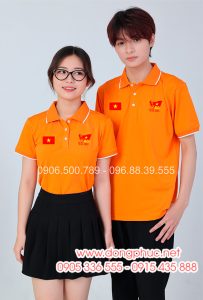 May và In áo màu cam In lá cờ đỏ sao vàng kỉ niệm 80 năm Cách mạng tháng 8 - Quốc Khánh 2-9