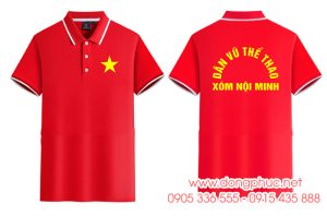 May và In áo phông CLB Dân vũ Thể thao Xóm Nội Minh