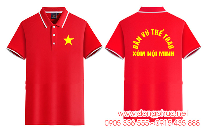 May và In áo phông CLB Dân vũ Thể thao Xóm Nội Minh