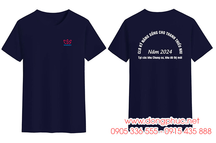 May và In áo phông CLB Kỹ năng sống cho thanh thiếu nhi Năm 2024