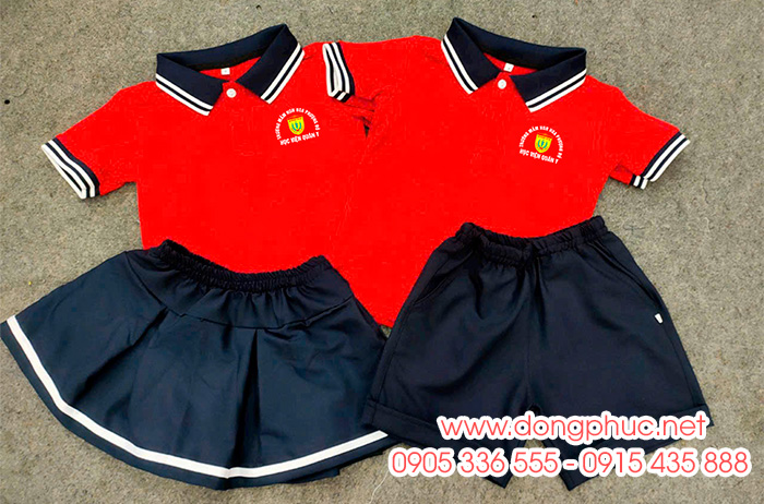 May và In áo phông Trường mầm non Hoa Phượng Đỏ - Học viện Quân Y