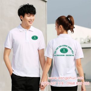 May và In áo phông đồng phục Đặc sản Chè Tân Cương Chính Hiệu