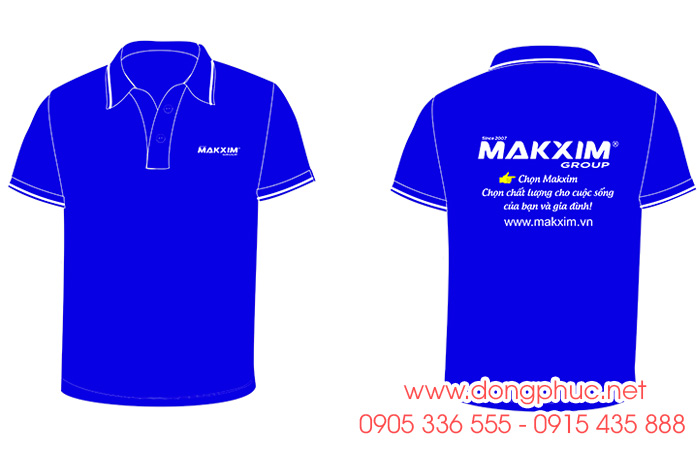 May và In áo phông đồng phục Makxim Group