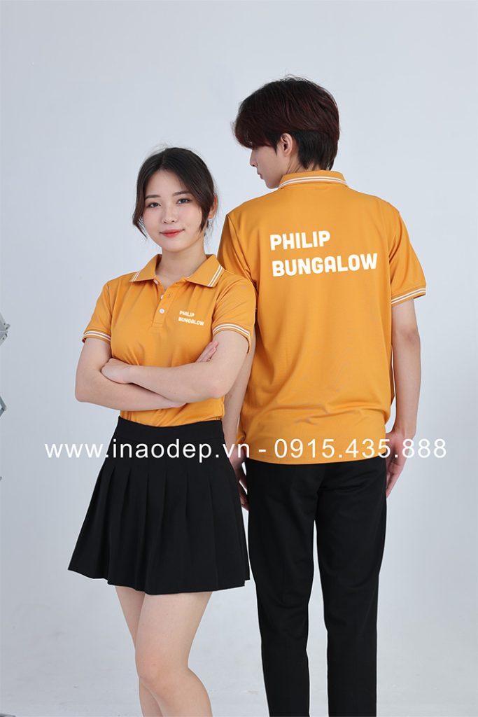 May và In áo phông đồng phục Philip Bungalow