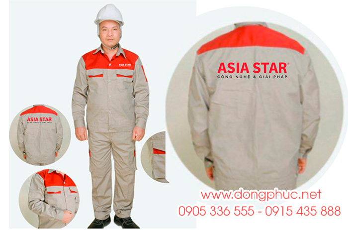 May và In đồng phục bảo hộ Công ty Công nghệ & Giải pháp Asia Star