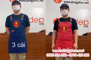 May và In tạp dề Nhà hàng Dai Viet Cuisine