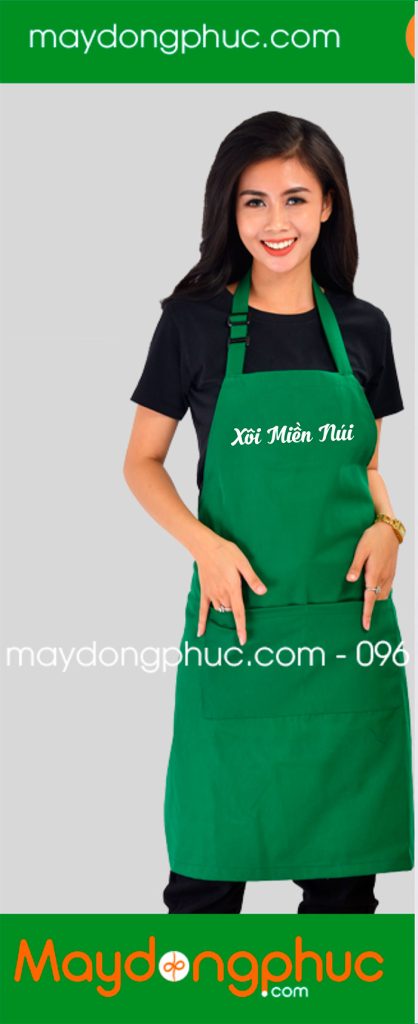 May và In tạp dề Quán Xôi miền núi