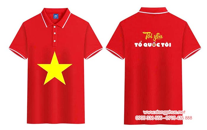 May và In Áo cờ đỏ sao vàng Tôi yêu Tổ quốc tôi