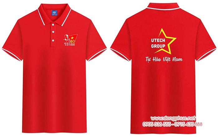 May và In Áo cờ đỏ sao vàng kỉ niệm 80 năm - UTech Group