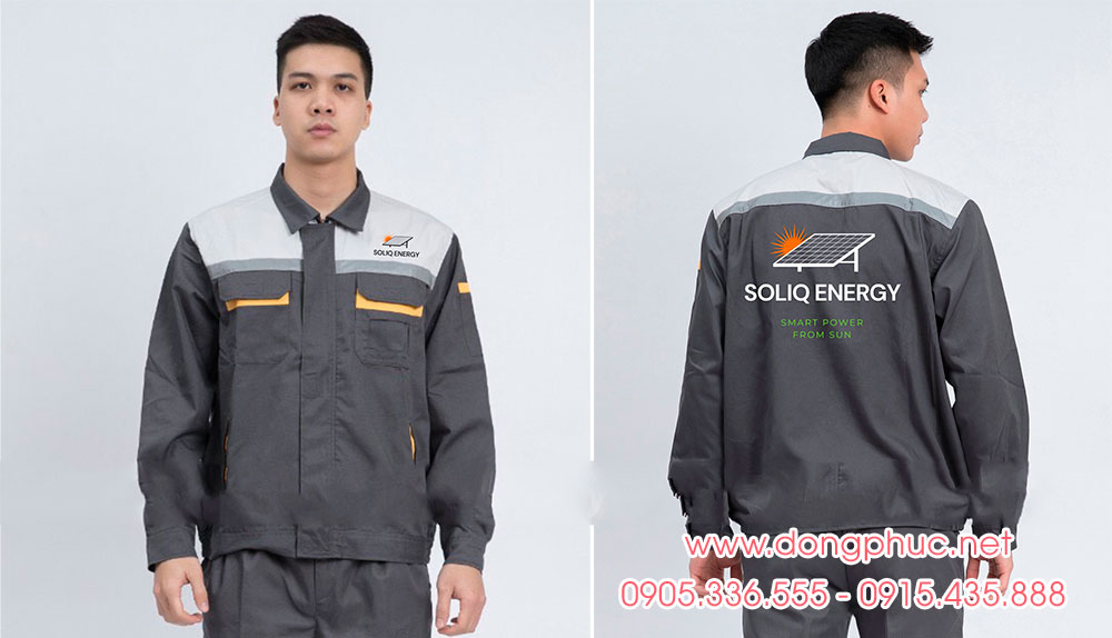In đồng phục bảo hộ Công ty SOLIQ Energy