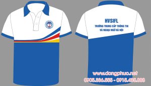 May áo Lớp HVSIFL Trường Trung cấp thông tin và Ngoại ngữ Hà Nội