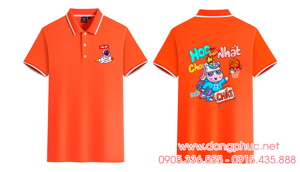 May và In áo Lớp 2D Học phải Nhất - Chơi phải Chất