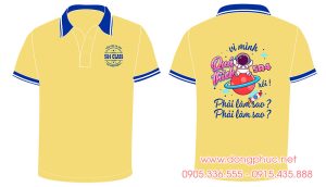 May và In áo Lớp 5A4 Class Tiểu học La Khê - We are family